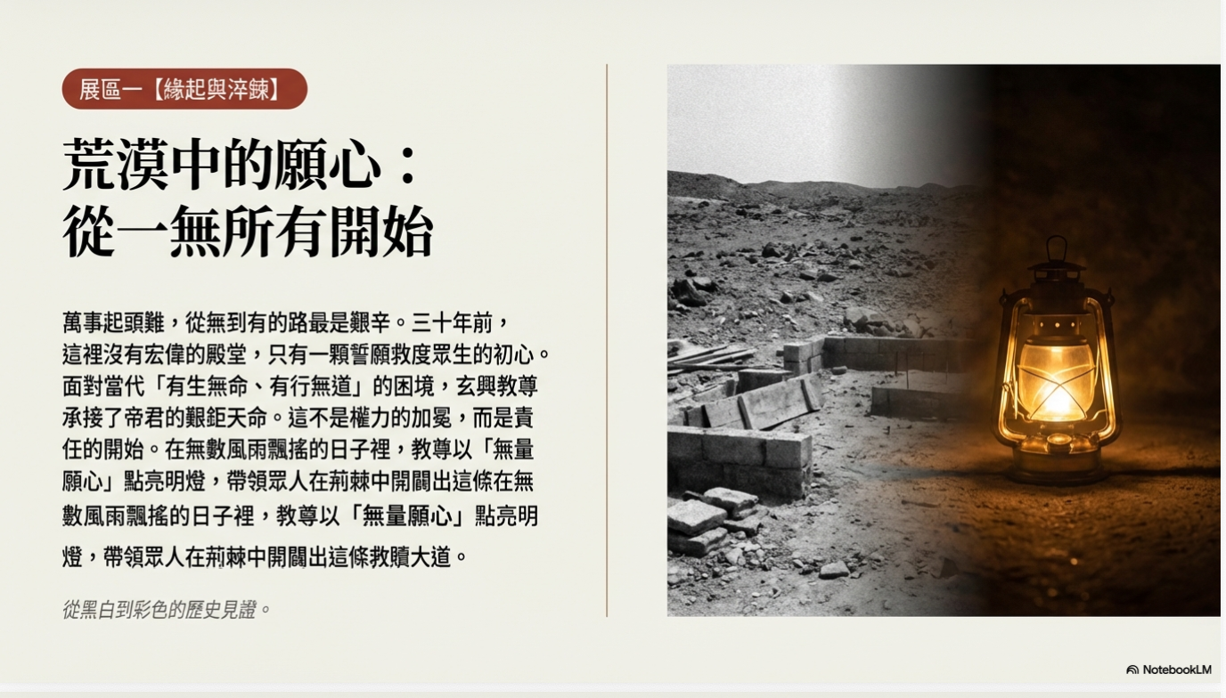 緣起與淬鍊—從荒蕪中立起天命