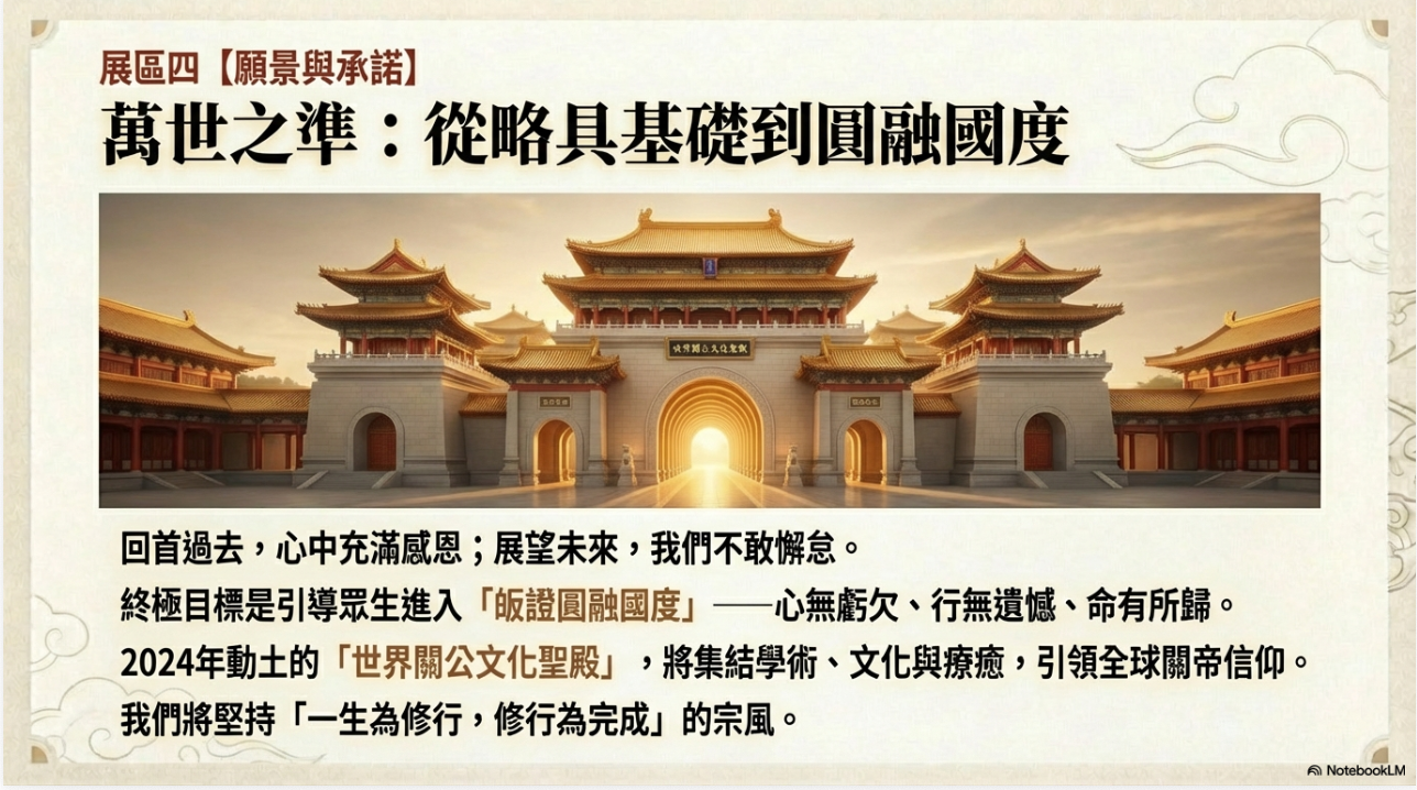 願景與承諾—萬世之準，永續天命